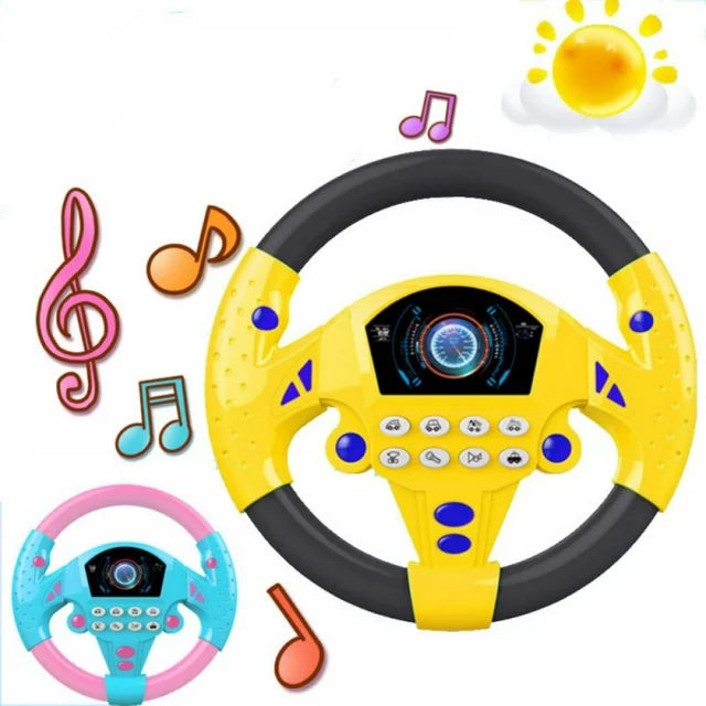 Multifunctional Musical Steering Wheel for Kids