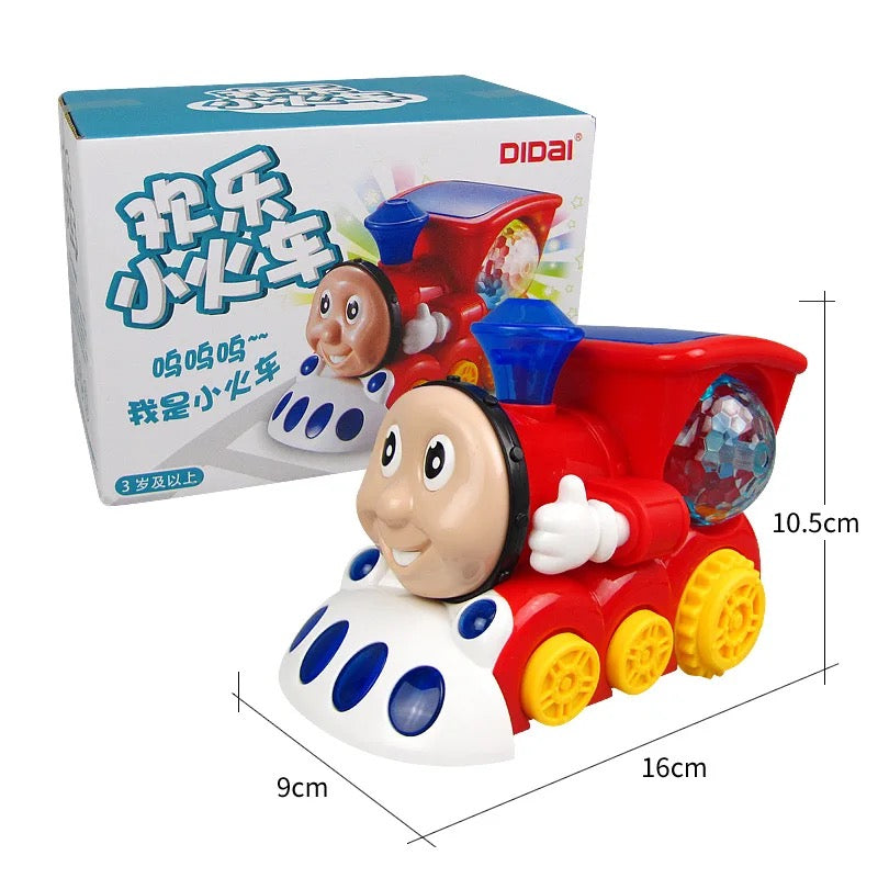 Music Train Lighting Funny Car Model Birthday Amazing Gift Plastic Toy Children's For Kid Boy