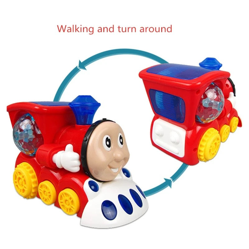 Music Train Lighting Funny Car Model Birthday Amazing Gift Plastic Toy Children's For Kid Boy