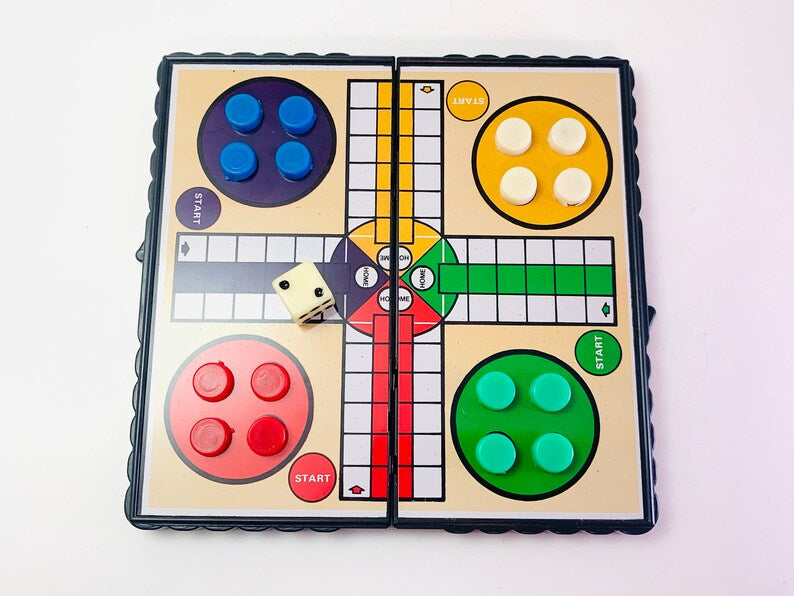 Vintage Pocket Magnetic Ludo
Game