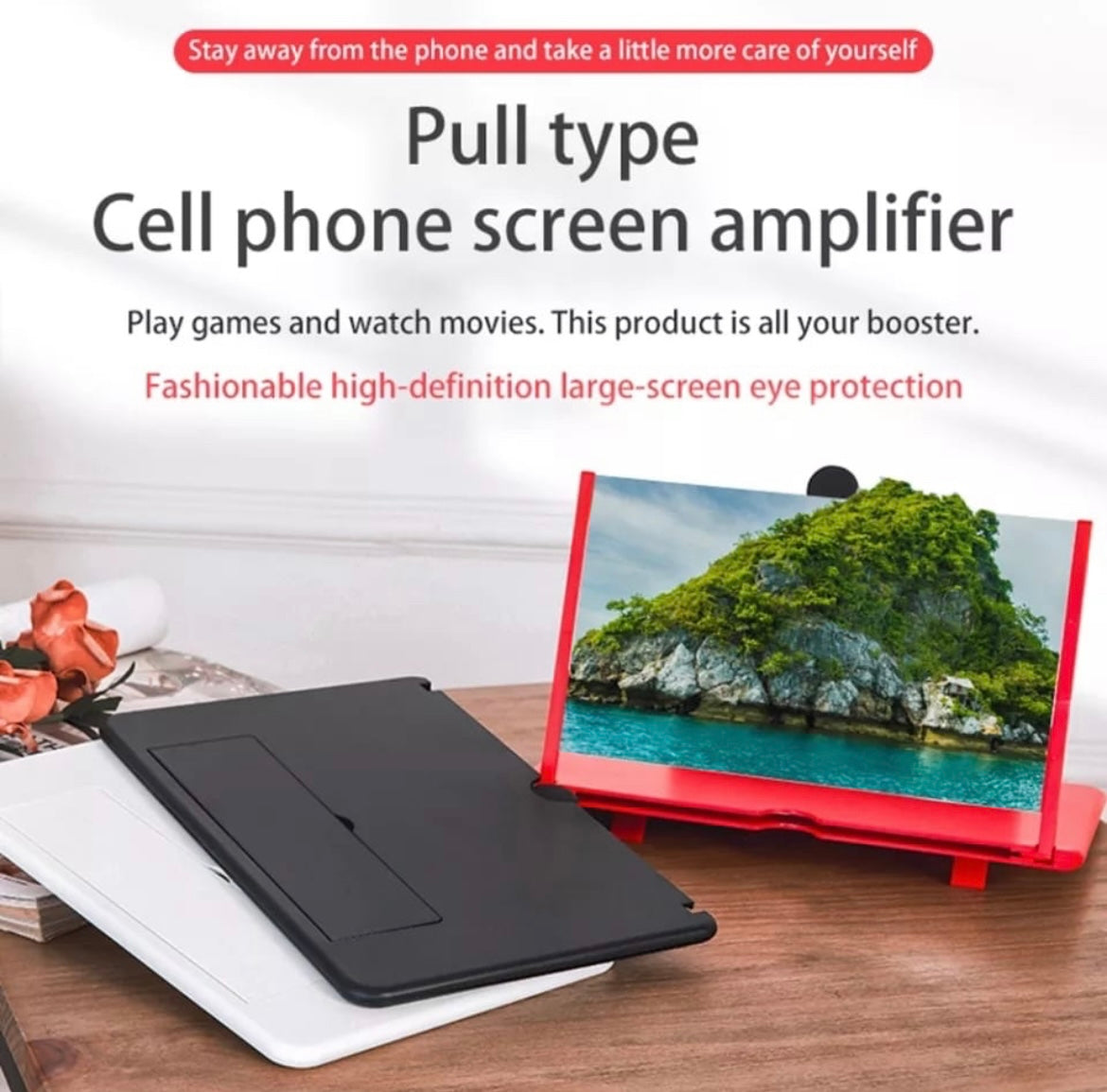 Universal Screen Magnifier For Cell Phone